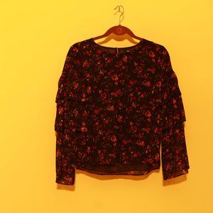 Madewell Floral Top